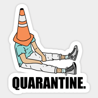 ConeHead Quarantine Sticker